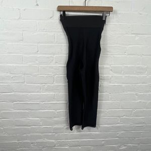 Marena Women's Pull On Maternity Legging Side Zipper Black Size Medium
